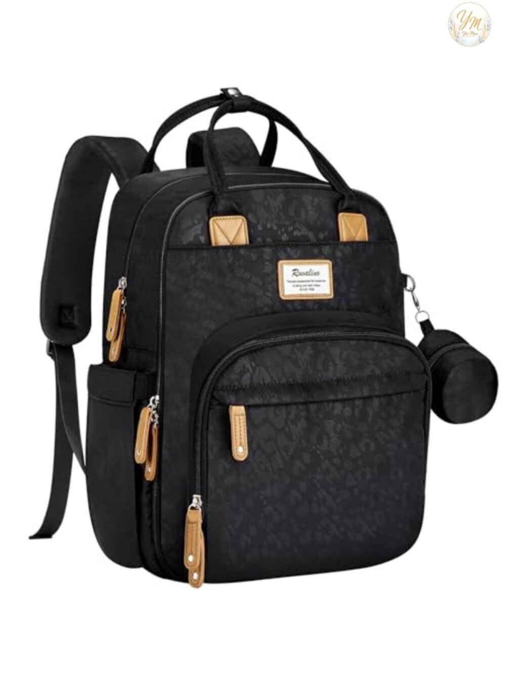 Diaper Backpack with Changing Pad, Water Repellent, 17 Pockets